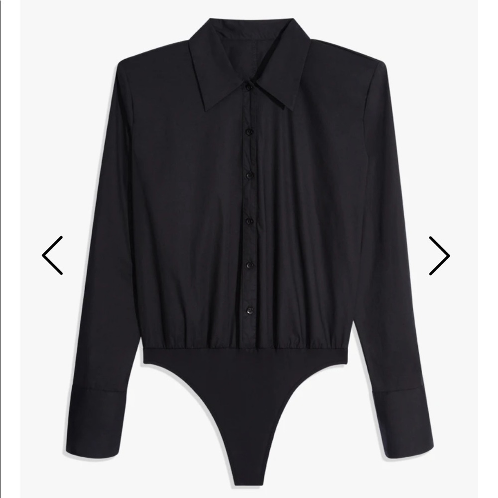 Weworewhat x Danielle Bernstein black bodysuit